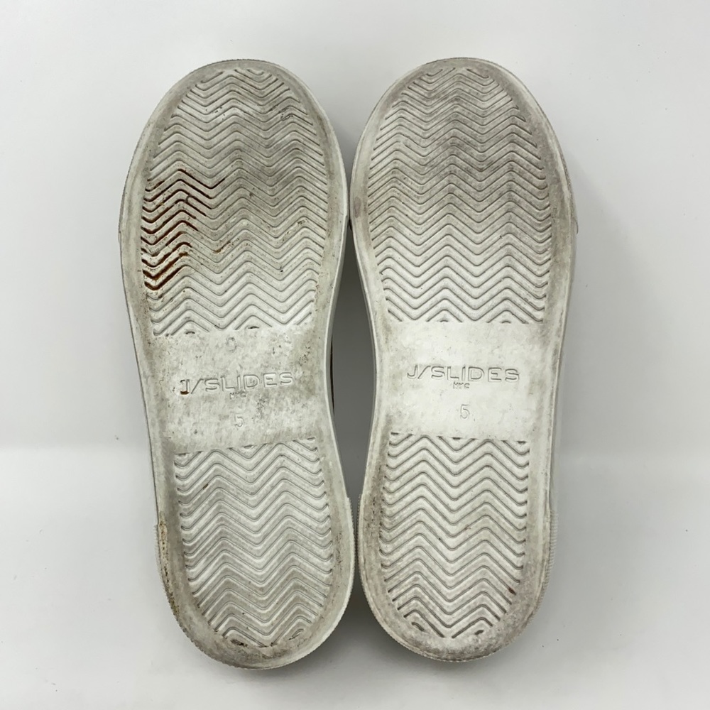 J/ Slides Leather Snake Print Embossed Slip On Pl… - image 6